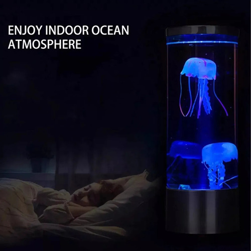 Lámpara Medusa Luz Led Decorativa 3d Estructura