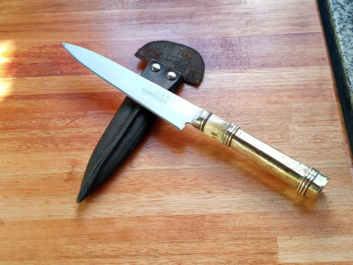 Cuchillo Verijero Smieddenm De 14 Cm Inoxidable Cabo Alpaca.
