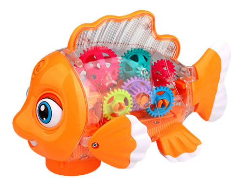 Equipo Eléctrico Hd Transparent Cute Fish Sound And Lig