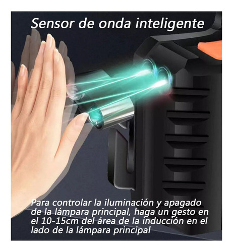 Lampara Cabeza Recargable Linterna Frontal Led