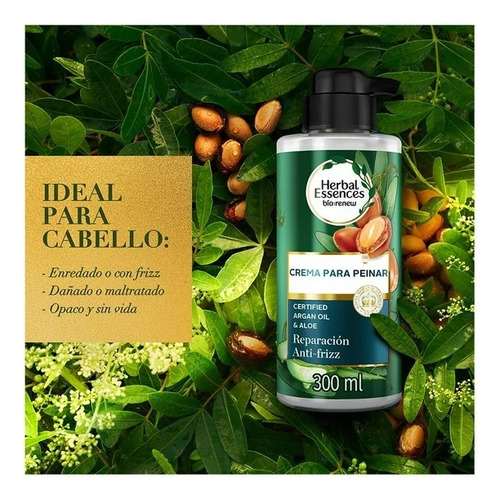 Crema Para Peinar Con Aceite De Argan Y Aloe Herbal Essences