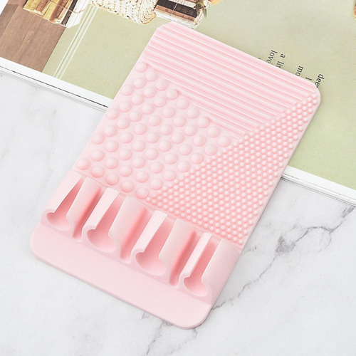 Estante De Almacenamiento De Brochas De Maquillaje, Silicona