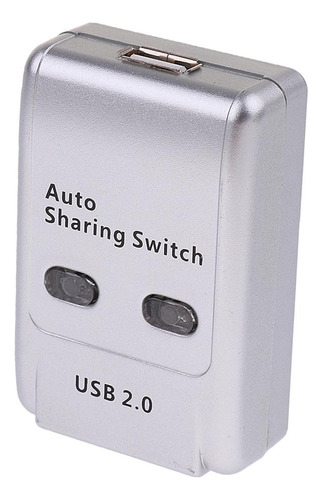 Selector De 2 Puertos Usb 2.0 Auto Printer Sharing Switch