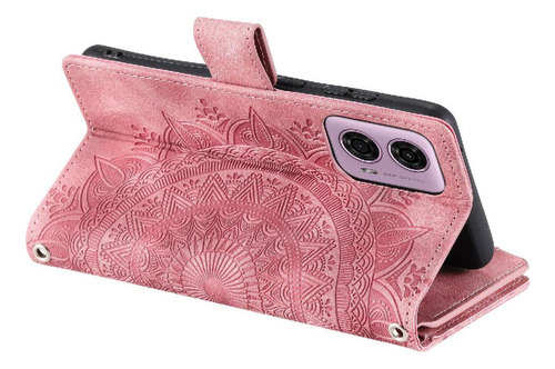 Funda For Motorola Moto E14 Totem Cartera Con Mano