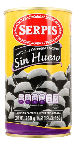 Aceitunas Sin Hueso Serpis 350 G
