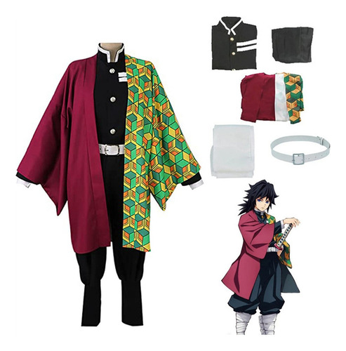 Disfraz De Cosplay De Tanjirou Zenitsu Giyuu, Traje De Cospl