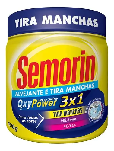 comprar Semorin Alvejante Tira Manchas Em Pó 400g Oxy Power