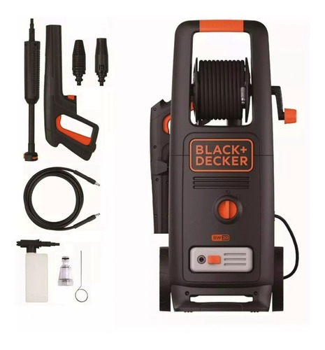 Hidrolavadora Black Y Decker 2000w 140 Bar Con Ruedas Bw20