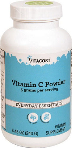 Vitamina C Em Pó 240g - Importada Eua - Vitacost