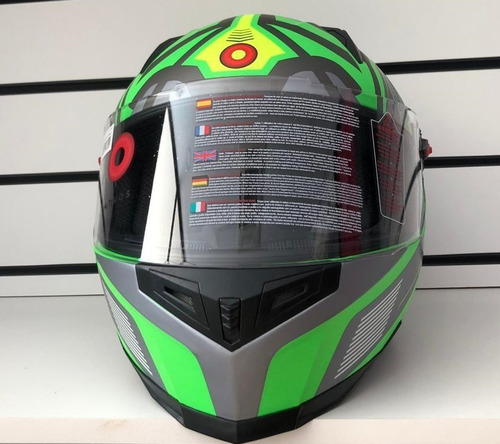 Casco Athos Helmets Action Condor - Integral Verde Mate