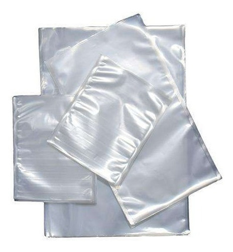 Imagen 2 de 5 de Funda 16x21 Llana Transparente Empacadora Al Vacio