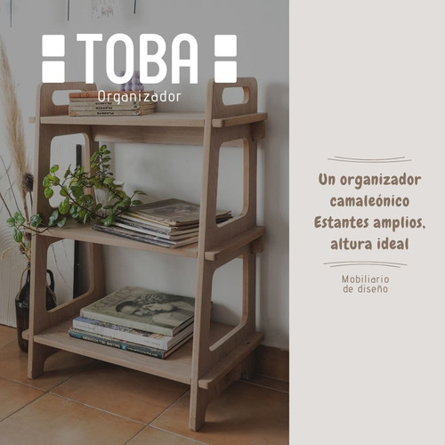 Imagen 4 de 9 de Combo 2 Organizadores De Madera 82x60x35 - Envío Gratis