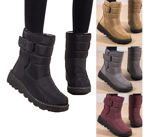 Botas De Nieve Impermeables De Moda For Mujer