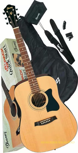 Guitarra Acústica Ibanez V50njp Nt Jam Pack Envio Gratis