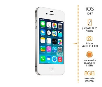 iPhone 4s Libre Blanco Remató Oferta + Accesorios 