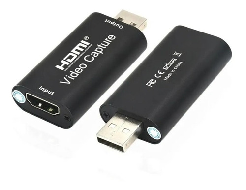 Placa Captura Mini 4k 1080p Hdmi Para Usb 2.0 Vídeo Live