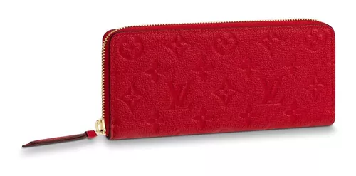 Louis Vuitton Scarlet Red Monogram Empreinte Leather Clemence