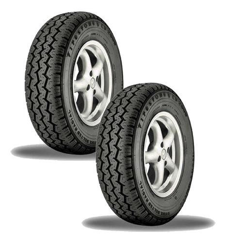 Paquete 2 Llantas 185r14 Firestone Cv 2000 100p