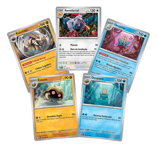 Carta Pokémon Lote Com 90 Energias Kit Com 10 de cada Tipo Originais Novas