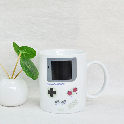 Caneca Mágica Game Boy Mario Sensível Ao Calor Muda De Tela