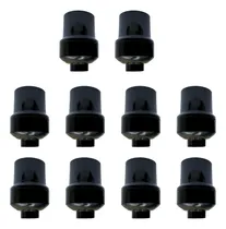 Comprar 10 Sockets Negro Portalámpara Con Rosca Para Niple Fénolico