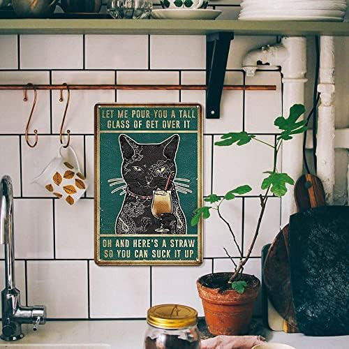 Carteles Con Forma De Gato Negro, Vintage Y Divertidos, Con