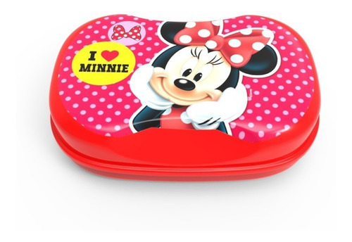 Jabonera Infantil Plastica Minnie Mouse Disney Lic Oficial