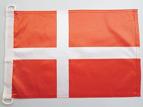 Bandera De Dinamarca De Az Bandera Náutica De 18.0 X 12.0 in