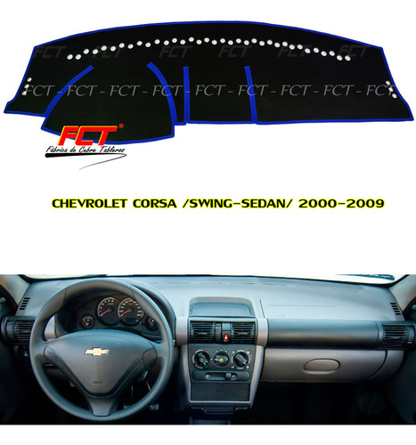 Cubre Tablero Premium/ Chevrolet Corsa/ 2004 2005 2006 2007