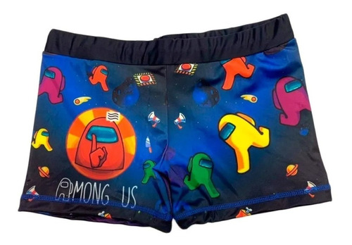 Traje De Baño Tipo Boxer Para Niños! Among Us