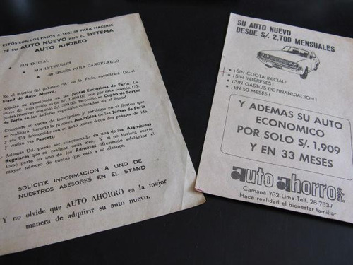 Burun Danga: Brochure Folleto Feria De Autos B1-b3 Bhh (Usado)