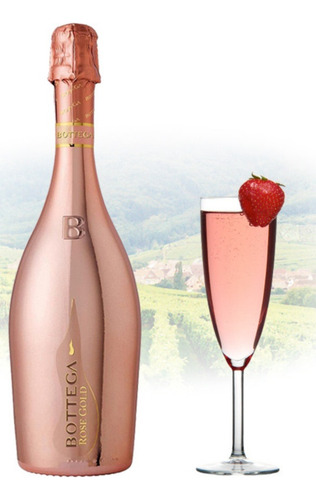 Espumante Bottega Prosecco Rose Gold × 2 Unidades.