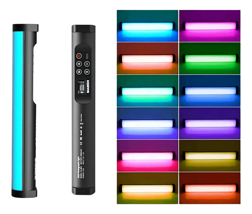 Bastão Led Iluminador Tubo Mamen Rgb 2500k-9000k Com Imã