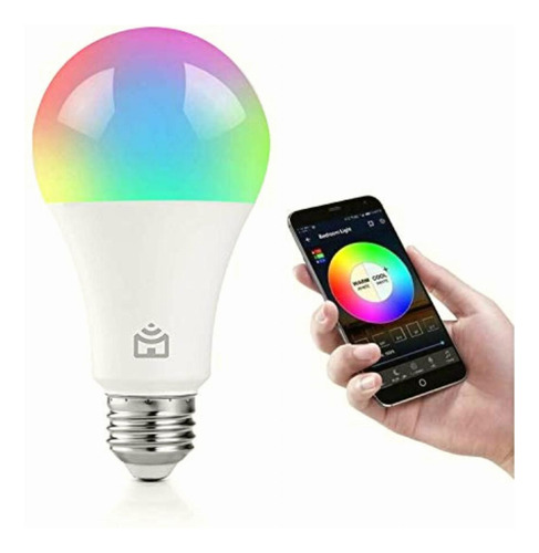 Foco Inteligente Wifi, Multicolor Y Luz Blanca Fría Y