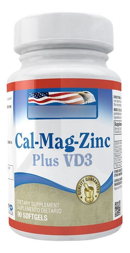 Cal-mag-zinc Plus Vd3 90 Softgels