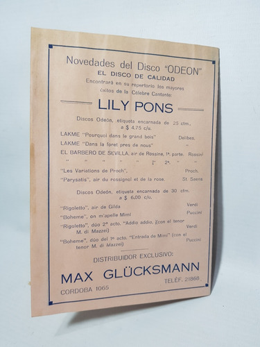 Imagen 8 de 8 de Antiguos Programas Teatro Colon Rosario 1931 Lote Mag 58660