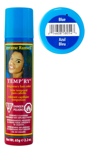 Jerome Russell Temporary Hair Color Azul 65g
