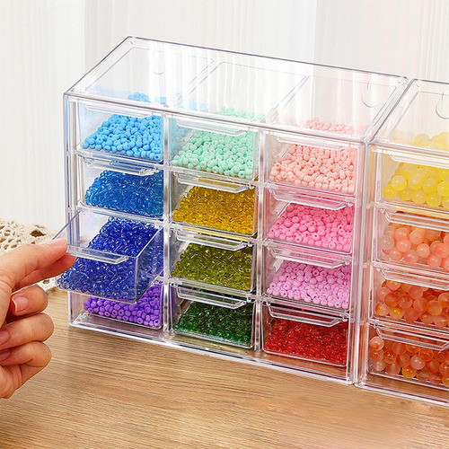 Mini Organizador De Gavetas Para Mesa, Pequeno 12 Gavetas
