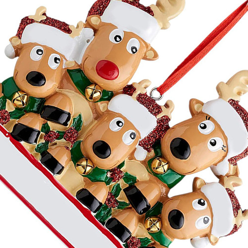 6 Paquete De 5-6 Adornos Para Árbol De Navidad, 6 Piezas
