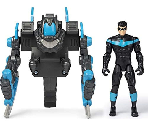 Batman, Figura De Accion De 4 Pulgadas Nightwing Mega Gear