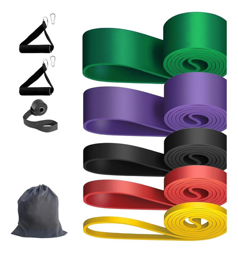 5pcs Banda Elástica Deportiva For Ejercicio En Casa O