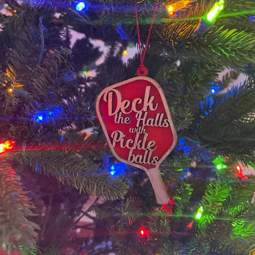 Decora Los Pasillos Con Pickleballs Para Navidad, Perf