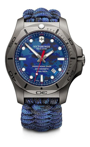Relógio Victorinox Masculino Pro Diver Titanium Azul 241813