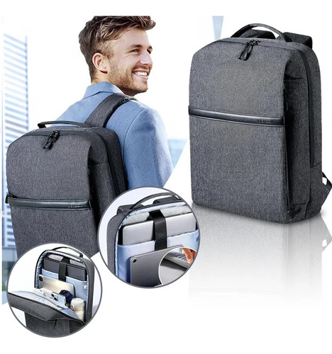 Mochila Para Portátil Ugreen Multibolsillo Contra Agua