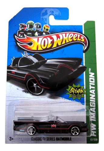 Carro Colección Hot Wheels Batman Tv Series Batmobile Mattel