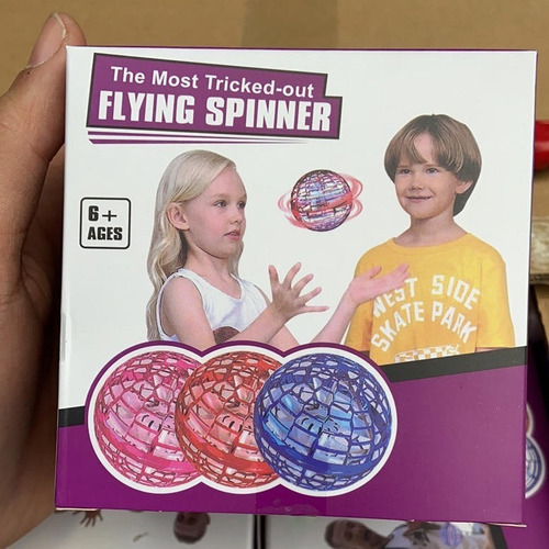 Imagen 5 de 5 de Esfera Led Voladora Flying Spinner