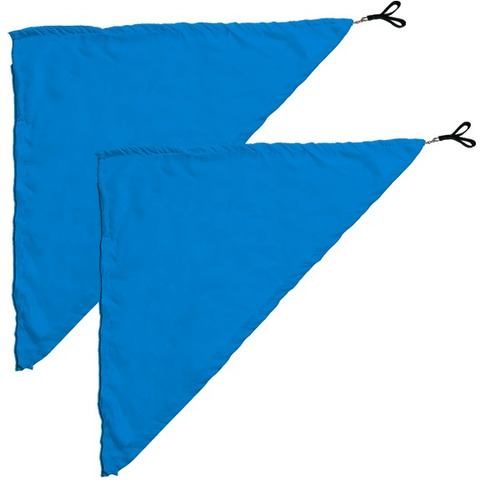 Swing Flag Triangular Azul Claro - 70 Cm X 100 Cm