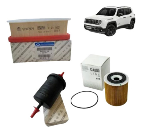 Kit Revisão Parcial Jeep Renegade Flex Até 2021 Original