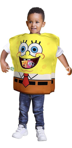 Disfraz De Bob Esponja Para Niños, Como Se Muestra, 2t3t