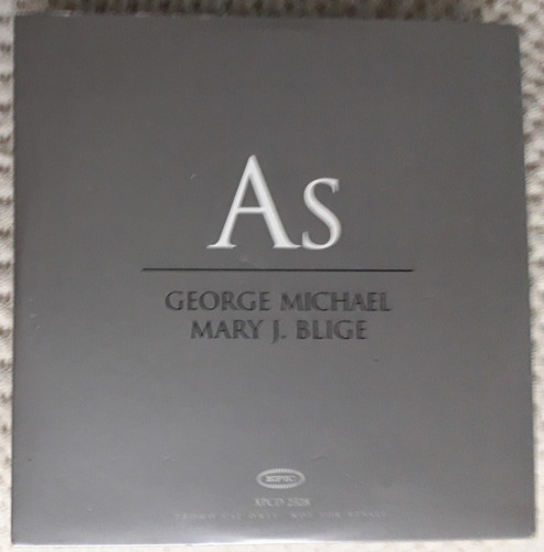 Cd George Michael As Single Promo Ingles 